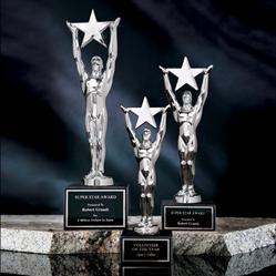 Silver Star Achievement Trophy