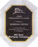 CLIPPED CORNER GEMSTONE ACRYLIC PLAQUE