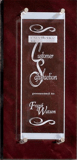BA2600 Contempo Mahogany-finish Plaque