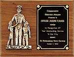 TP1965 Police Award Plaque