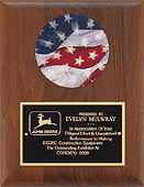 TP3623-X Flag Medallion Plaque