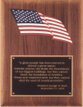 TP3938 Flag Plaque