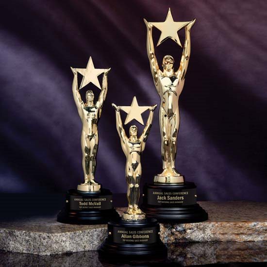 Cherish Star Trophy Award 5 sizes free engraving & p&p 