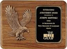 TP1683 Walnut Eagle Plaque