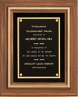 TP1983 Walnut Frame Plaque