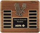 TP2296 Walnut Eagle Perpetual Plaque