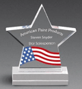 Acrylic "Freedom Star Award"