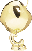 GAM-01-03-1 Golden Apple Trophy Figure. Click pic for larger image.