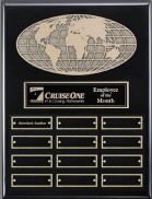 GRS-APP5812E Ebony World Perpetual Plaque