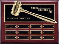 GRS-APP5612 Gavel Perpetual Plaque