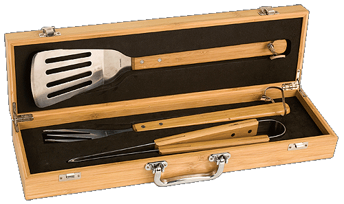 5C4701 Bamboo Bbq Set BBQ02