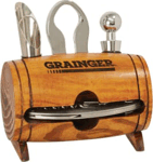 SDJ-WTL03 Barrel Wine 4-Piece Wine Tool Set