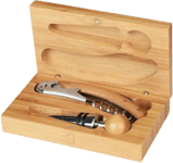 SDJ-WTL05 Bamboo wood 2-piece wine set