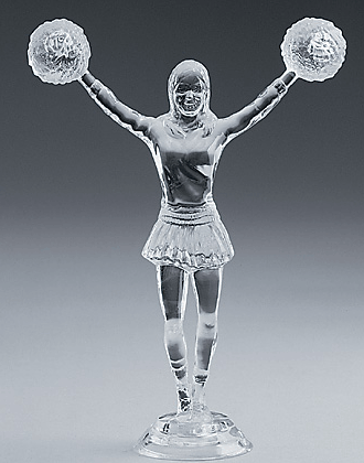 506-T (Clear) Cheerleader 5�"