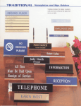 Traditional Nameplates & Sign Holders